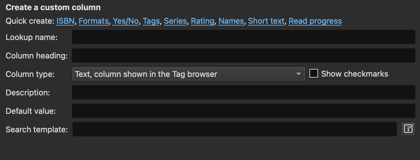 Create a custom column